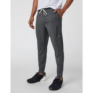 Vuori Men's Sunday Performance Jogger in Charcoal Heather Size Large